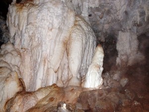 Beautiful cave formations in the Knocking Shop Cave